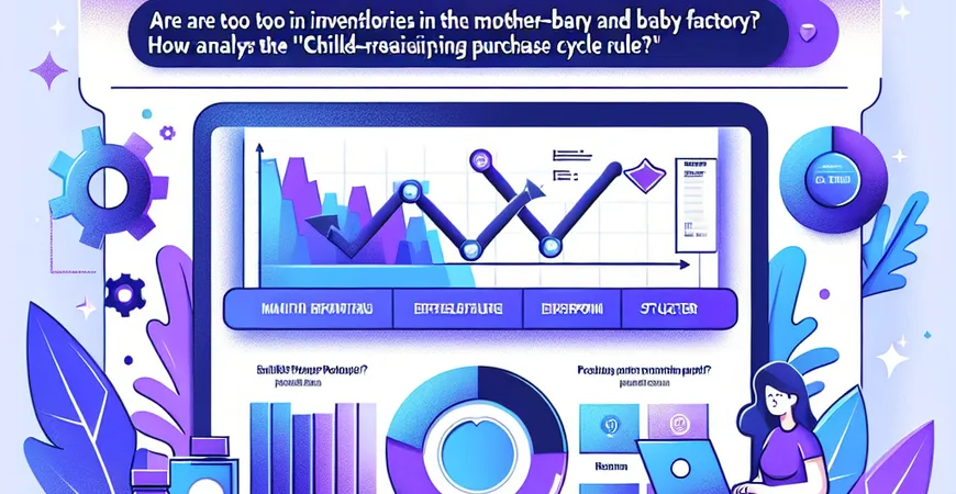 母婴用品厂库存积压多？ERP 系统如何分析 “育儿周期采购规律”？